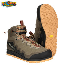 Simms Fishing Men's Flyweight Access Wading Boots Vibram Rubber NEW DISCOUNTED
