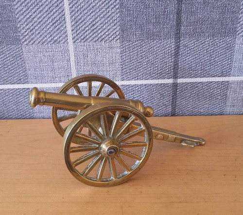 Vintage solid brass - solid, cannon