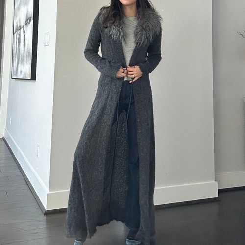 Zara mohair blend faux - mohair, fur