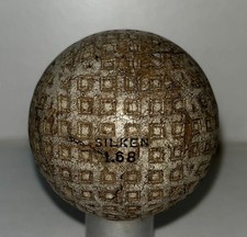 Vintage Antique Mesh Golf Ball
