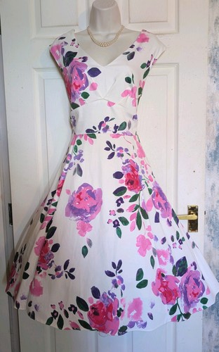 Vintage bhs floral retro 50s - vintage,