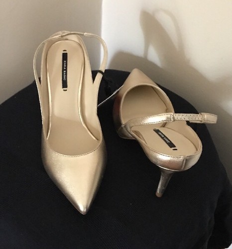 Zara women golden high heel - women,
