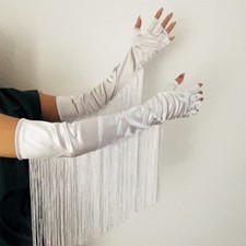 Lady Elbow Length Long Tassel