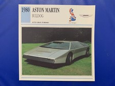 Aston Martin Bulldog Car Postcard