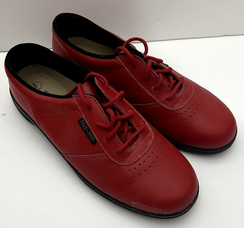 Red free step casual - step, leather
