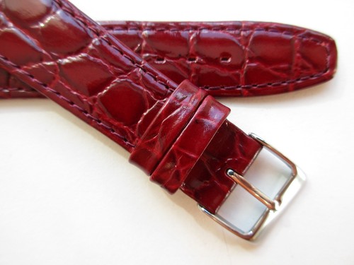 Bordeaux red alligator print