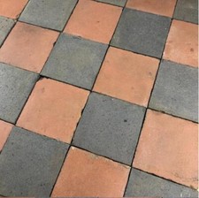 Reclaimed Victorian  Black  Quarry Tiles