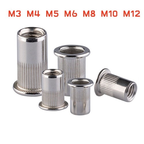 M12 knurled rivet nuts - -,