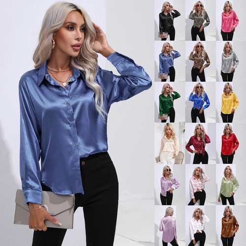 Ladies satin silk - ladies, blouse