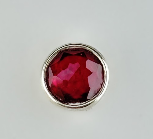 Pandora silver red ruby - ruby, july