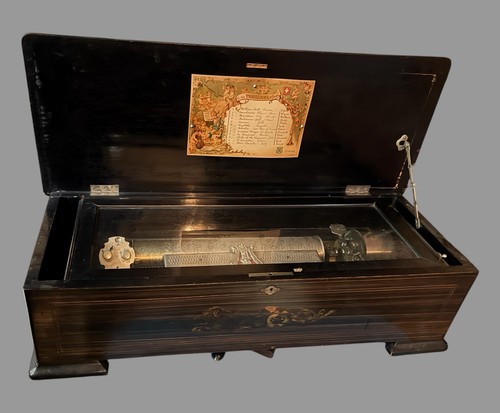 Antique victorian inlay swiss - antique,
