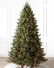 Balsam Hill Vermont White Spruce 4.5ft LIT LED CLEAR + COLOUR RRP £569