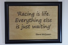 Steve McQueen 'Racing is Life'