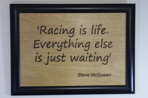 Steve mcqueen racing - mcqueen, 'racing