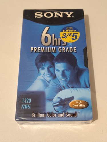 Sony hrs 120 vhs vcr - t-120,