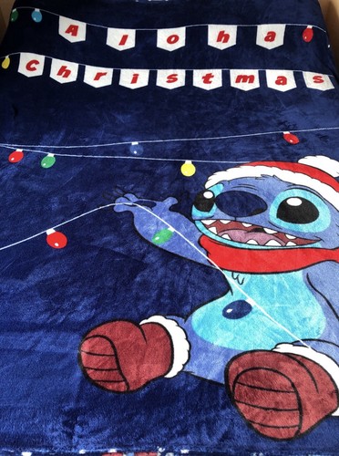 Christmas disney stitch sherpa - disney,
