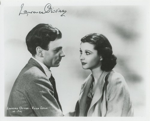 Laurence olivier signed - laurence, olivier-
