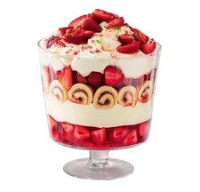 3L Footed Glass Trifle Bowl