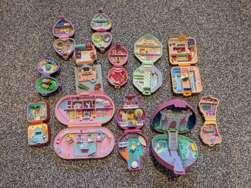 Polly pocket vintage job lot - vintage,