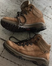 Women's Scarpa Brown Walking Boots Gortex Vibram Size 4