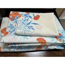 VTG 4 Pc Twin Sheet Set Floral