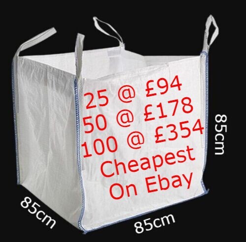 One tonne fibc dumpy bags - one,