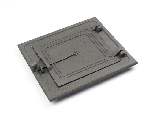 Cast iron fire door clay - fire, bread