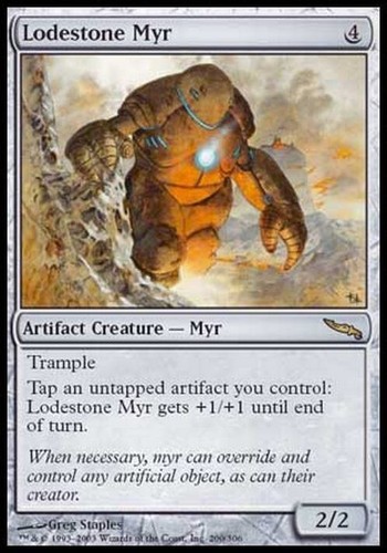 Lodestone myr mirrodin - myr, [