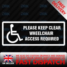 2X wheel chair access Blue