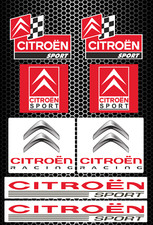 Citroen Racing Sticker set x 8