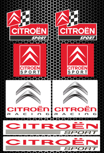 Citroen racing sticker - citroen,