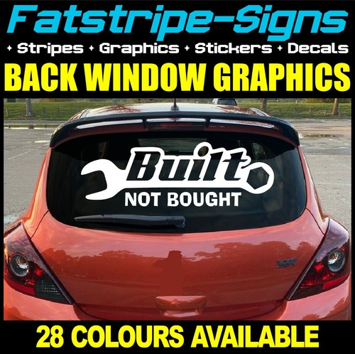 Built not bought car graphics - bought,