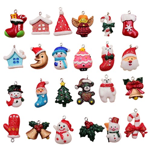 24pcs mini ornaments - 24pcs,