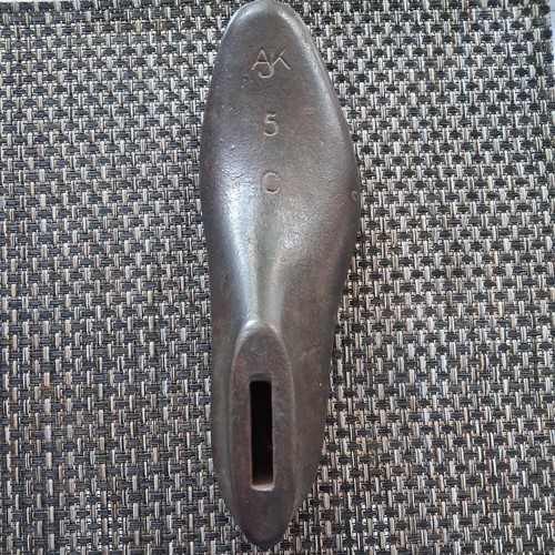 Vintage antique cast - iron, shoe