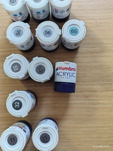 Humbrol acrylic paint - humbrol, lot