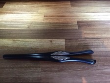 Antique Ebony & Silver Embellished Glove Stretchers.