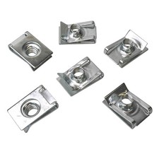 20X METAL BRACKET CLIPS NUT M8