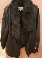 Ladies Faux Leather Waterfall