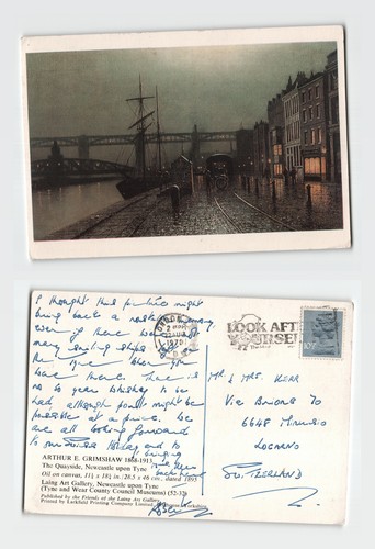 Postcard the quayside - postcard,