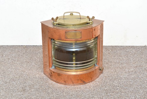 Copper ships lamp old - copper, royal