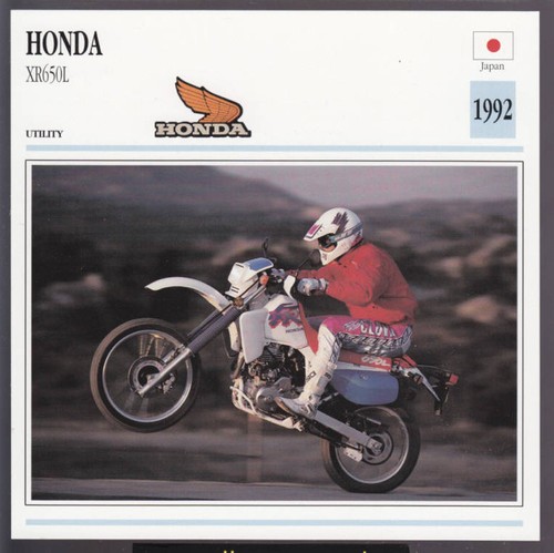 1992 honda xr650l 650cc - xr650l,