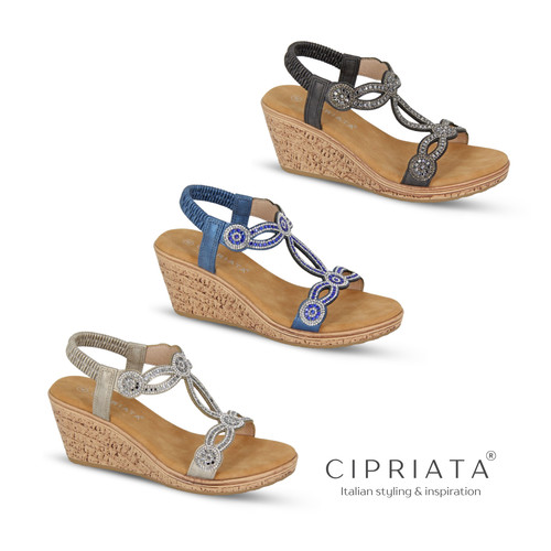 Womens wedge slingback - wedge, sandals