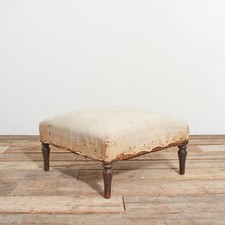 Antique Vintage Antique French Napoleon III Foot Stool