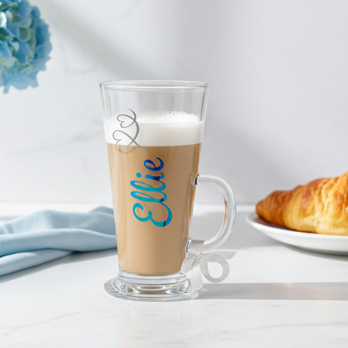 Personalised latte glass - latte,