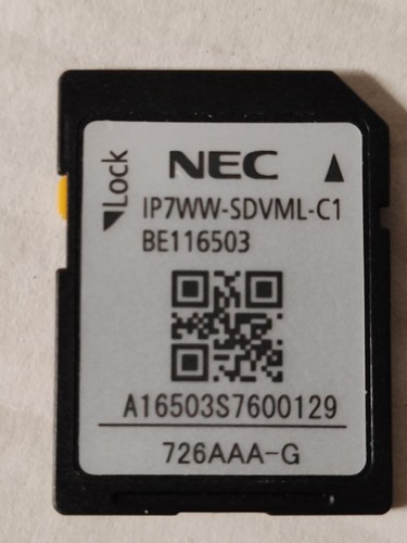 Nec ip7ww sdvmc card - ip7ww-sdvmc-c1, for
