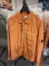 BNWT  C.P. COMPANY 095A Chrome-R Zipped Overshirt in Orange - XXL.  /  25.5”‘P2P