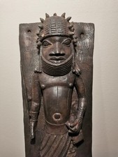 Benin Bronze Warrior, top