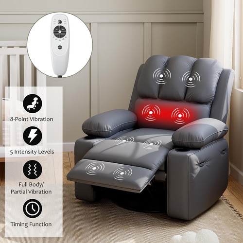 Manual recliner chair sofa - sofa, pu