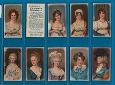 Tobacco Cigarette cards set Vice-chair Chairman Miniatures 1912 Nelson, Napoleon