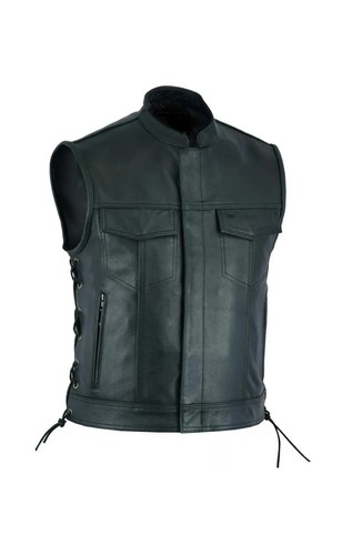 Soa men leather - men's, vest